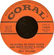 Billy Williams - Date With The Blues / I'm Gonna Sit Right Down And Write Myself A Letter