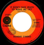 Bonnie Owens - My Hi-Fi To Cry By / It Don't Take Much To Make Me Cry