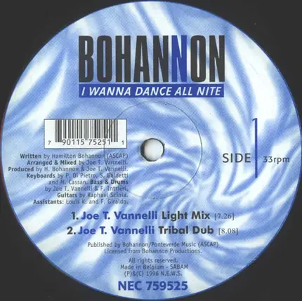 Bohannon - I Wanna Dance All Nite