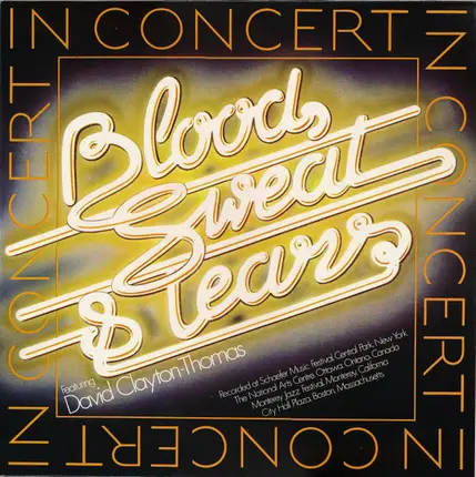 Blood, Sweat And Tears Featuring David Clayton-Thomas - In Concert