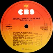 LP - Blood, Sweat And Tears - Blood, Sweat & Tears Greatest Hits