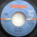 7inch Vinyl Single - Blue Mink - Our World / Respects To Mr. Jones - Richmond Pressing