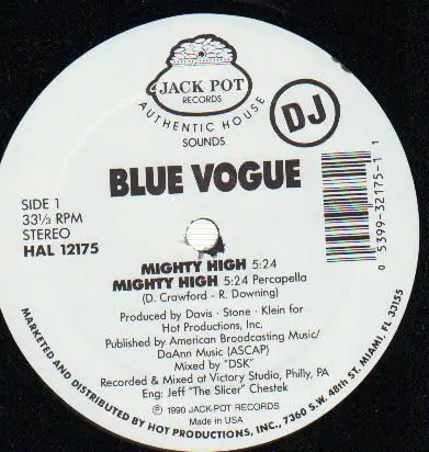 Blue Vogue - Mighty High