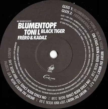 Blumentopf / Toni L. / Black Tiger / Frero Feat. Kadaz Arrafat - Weißt Du Wer? / On Etait Rien (360)