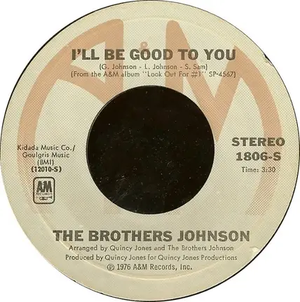 Brothers Johnson - I'll Be Good To You