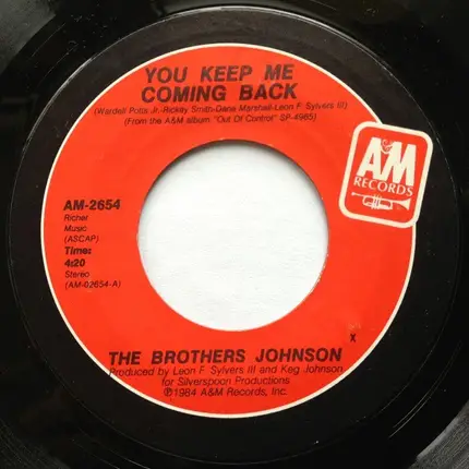 Brothers Johnson - You Keep Me Coming Back