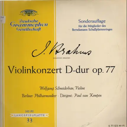 Brahms - Violinkonzert D-dur op.77