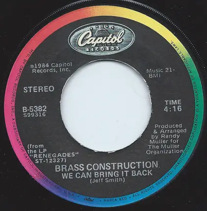 Brass Construction - Partyline