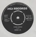 7inch Vinyl Single - Brenda Lee - Sunday Sunrise / Must I Believe