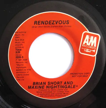 Brian Short And Maxine Nightingale - Rendezvous