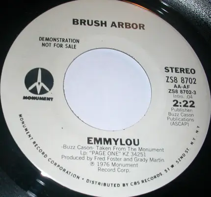 Brush Arbor - Emmylou