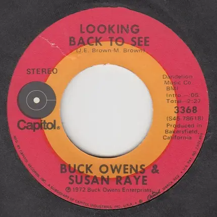 Buck Owens & Susan Raye - Cryin' Time / Looking Back To See