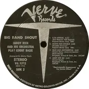 LP - Buddy Rich And His Orchestra - Big Band Shout: Buddy Rich And His Orchestra Play Count Basie