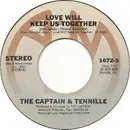 7inch Vinyl Single - Captain And Tennille - Love Will Keep Us Together - Terre Haute Pressing, No A&M Logo