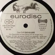 Double LP - Carl Orff - Die Kluge (Die Geschichte Von Dem König Und Der Klugen Frau) - Hardcover Box + Booklet