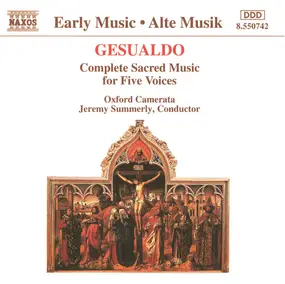 Carlo Gesualdo - Complete Sacred Music For Five Voices