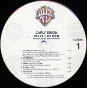 LP - Carly Simon - Hello Big Man