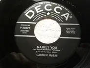 Carmen McRae - I'm Putting All My Eggs In One Basket / Namely You