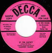 Carmen McRae - Ooh (What'cha Doin' To Me) / If I'm Lucky (I'll Be The One)