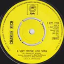 7inch Vinyl Single - Charlie Rich - A Very Special Love Song - Push-out centre