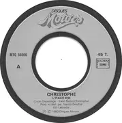 7inch Vinyl Single - Christophe - L'Italie