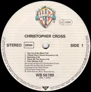 LP - Christopher Cross - Christopher Cross