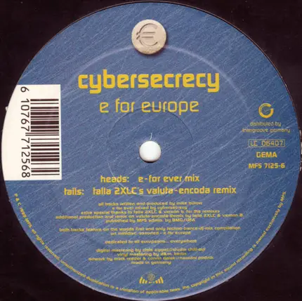 Cybersecrecy - E for Europe