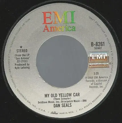 Dan Seals - My Old Yellow Car