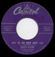 Dakota Staton With Howard Biggs And His Music - What Do You Know About Love