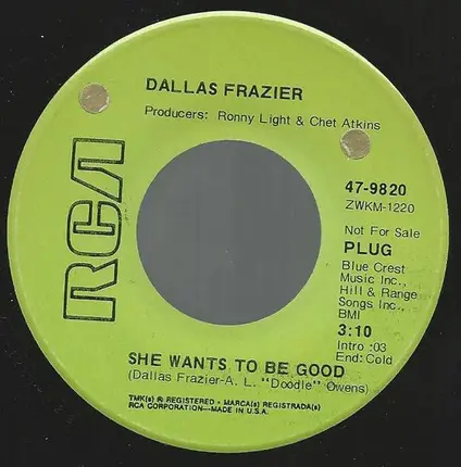 Dallas Frazier - Harbor Girl