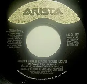 Daryl Hall & John Oates - Don't Hold Back Your Love
