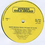 LP - Dave Nelson - Dave Nelson Sings The Best Of Elvis