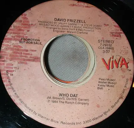 David Frizzell - Honest Man / Who Dat