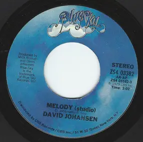 David Johansen - Melody