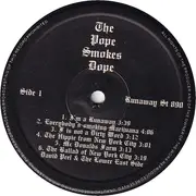 LP - David Peel & The Lower East Side - The Pope Smokes Dope