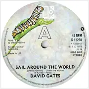 7'' - David Gates - Sail Around The World / Never Let Her Go