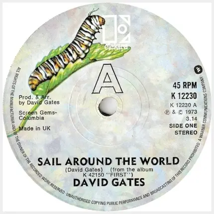 David Gates - Sail Around The World