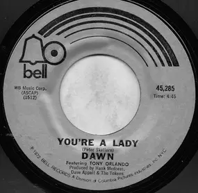 Dawn Featuring Tony Orlando - You're A Lady / In The Park