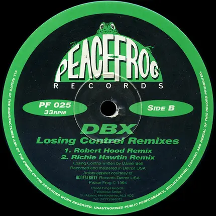 Dbx - Losing Control (Remixes)