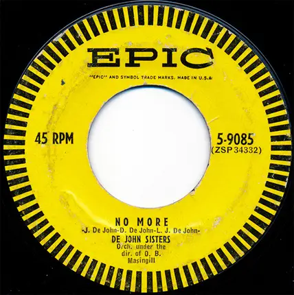 De John Sisters - No More / Theresa (The Little Flower)