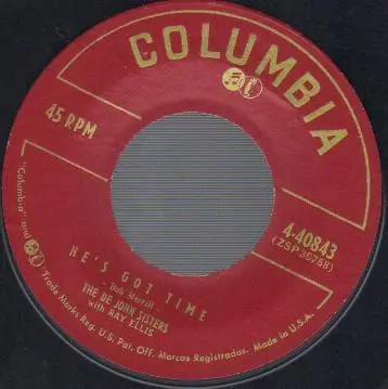 De John Sisters - He's got time / Don't promise me (The Can Can Song)