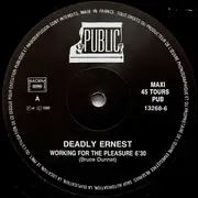 12inch Vinyl Single - Deadly Ernest - Working For The Pleasure