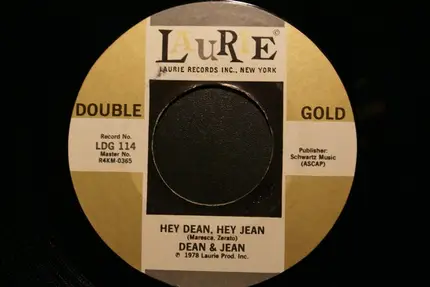 Dean & Jean - Tra La La La Suzy / Hey Dean, Hey Jean