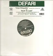 Defari - Club Etiquette / Built To Last