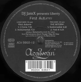 DJ JamX Presents Liberty - First Autumn
