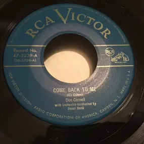 Don Cornell - Come Back To Me