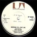 7'' - Don McLean - American Pie - Solid centre