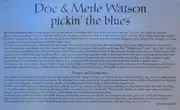 LP - Doc & Merle Watson - Pickin' The Blues - Limited Edition, Numbered