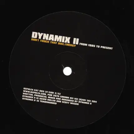 Dynamix II - From 1985 To Present