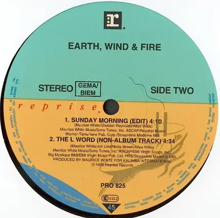 Earth, Wind & Fire - Sunday Morning